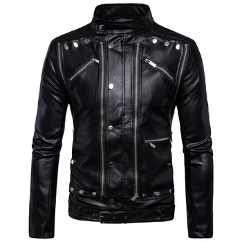 Plus Size Autumn Men'S Pu Leather Jacket Fashion Male Faux Leather Jacket Casaco Masculino Casual Coat Male Clothing 5xl 4xl
Plus Size Autumn Men'S Pu Leather Jacket Fashion Male Faux Leather Jacket Casaco Masculino Casual Coat Male Clothing 5xl 4xl