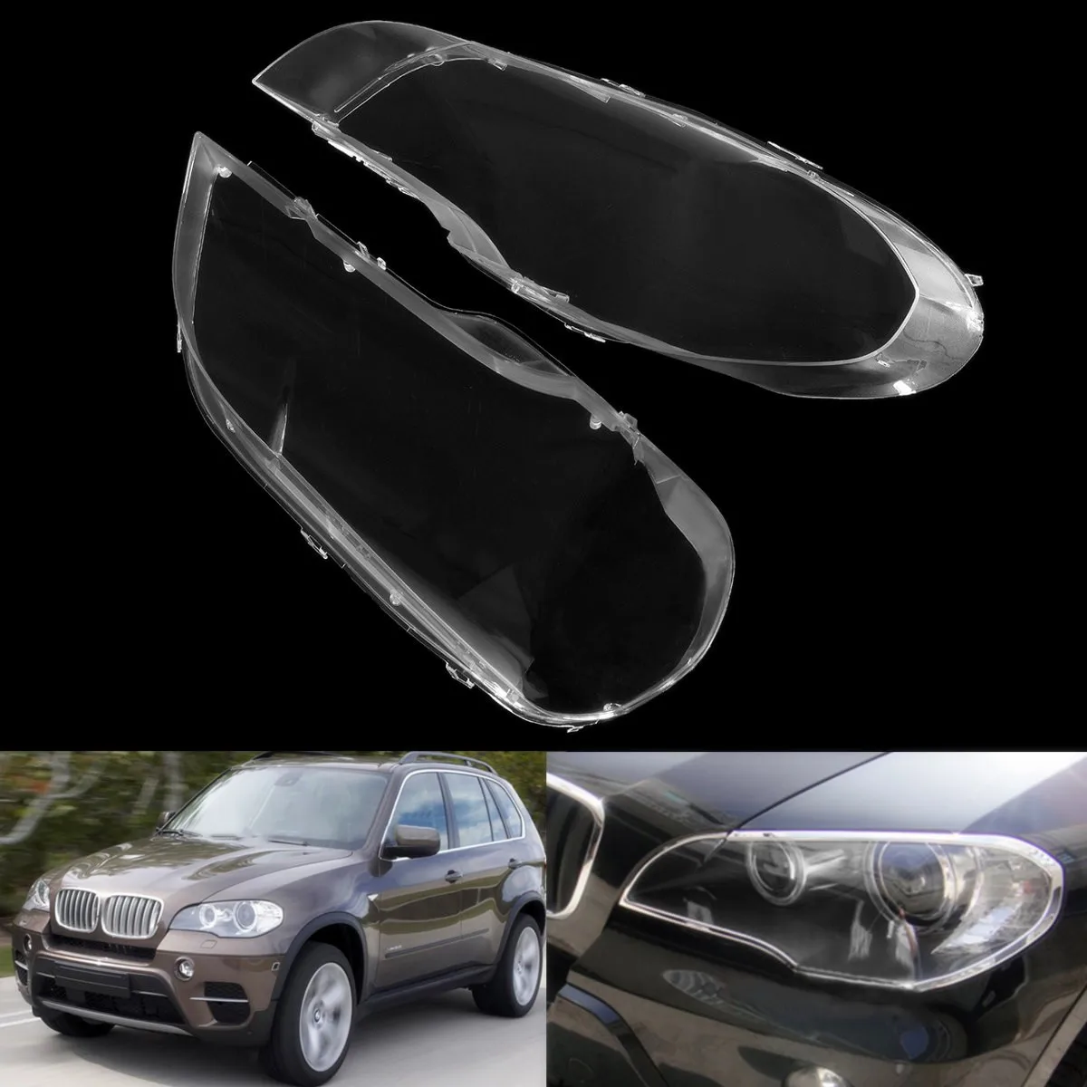 Autoleader 1Pair 68.5x22.5x8cm Headlight Lens Lamp Cover Headlight Cover Lampshade Bright Clear for BMW 2008-2013 X5 E70
Autoleader 1Pair 68.5x22.5x8cm Headlight Lens Lamp Cover Headlight Cover Lampshade Bright Clear for BMW 2008-2013 X5 E70