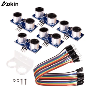 Hc-sr04 Ultrasonic Distance Measuring Sensor Module kit for Arduino UNO Mega R3 Mega2560 Duemilanove Nano Raspberry Pi 3 Robot
Hc-sr04 Ultrasonic Distance Measuring Sensor Module kit for Arduino UNO Mega R3 Mega2560 Duemilanove Nano Raspberry Pi 3 Robot