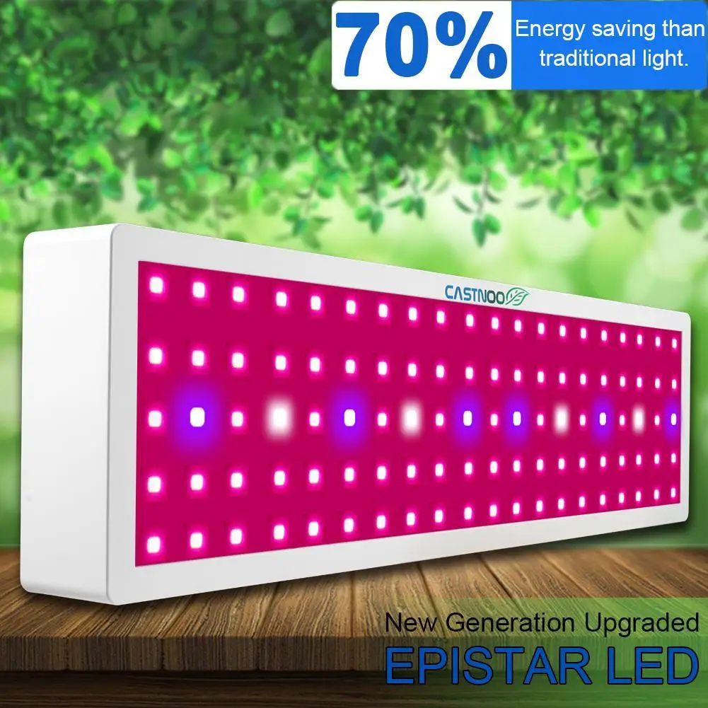 CASTNOO 1000W Full Spectrum Panel LED Grow Light AC85~265V Greenhouse Horticulture Grow Lamp for Indoor Plant Flowering Growth
CASTNOO 1000W Full Spectrum Panel LED Grow Light AC85~265V Greenhouse Horticulture Grow Lamp for Indoor Plant Flowering Growth