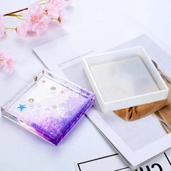 Silicone Coaster Molds Silicone Resin Mold, Clear Epoxy Molds For Casting With Resin, Concrete, Cement And Polymer Clay (4 Pac
Silicone Coaster Molds Silicone Resin Mold, Clear Epoxy Molds For Casting With Resin, Concrete, Cement And Polymer Clay (4 Pac