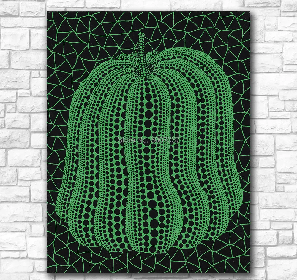Hand Painted Oil Painting Wall Painting Yayoi Kusama PUMPKIN GREEN Home Decorative Wall Art For Living Room painting No Frame
Hand Painted Oil Painting Wall Painting Yayoi Kusama PUMPKIN GREEN Home Decorative Wall Art For Living Room painting No Frame