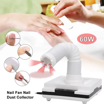 60W Nail Fan Nail Dust Collector Vacuum Cleaner Dust Extractor Manicure Machine w/ 3 LED Lights Strong Suction 3 Vents
60W Nail Fan Nail Dust Collector Vacuum Cleaner Dust Extractor Manicure Machine w/ 3 LED Lights Strong Suction 3 Vents