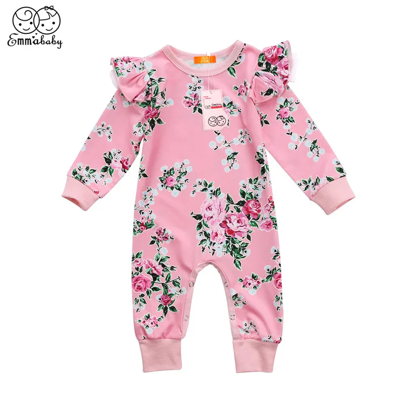 Emmababy Fashion Baby Girls Pink Flowers Rompers Clothes ropa bebe girl Cotton ruffles floral Romper Outfits 0-4Y
Emmababy Fashion Baby Girls Pink Flowers Rompers Clothes ropa bebe girl Cotton ruffles floral Romper Outfits 0-4Y