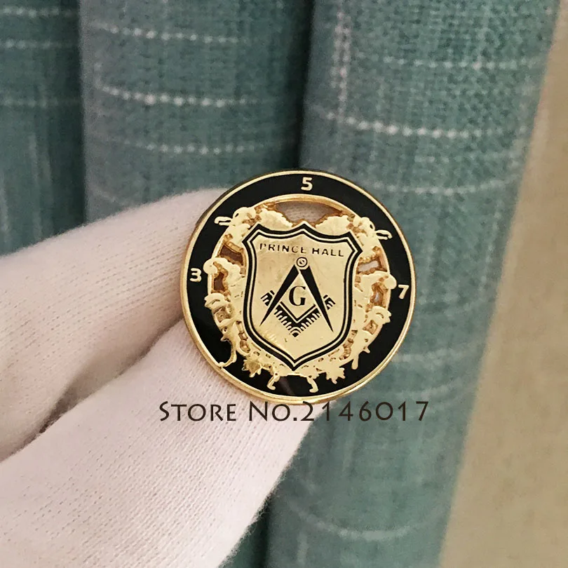 10pcs PRINCE HALL Badge Free Masons Metal Craft Gifts Freemasonry Souvenir Badges Masonic Lapel Pin Square Compass G Pins Brooch
10pcs PRINCE HALL Badge Free Masons Metal Craft Gifts Freemasonry Souvenir Badges Masonic Lapel Pin Square Compass G Pins Brooch