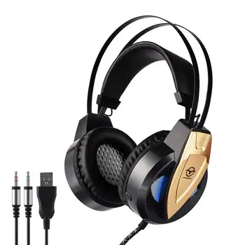 Wired Headphones Metal Computer Gaming Music Headphone Deep Bass Stereo Adjustable Double Moving Rings Noise Cancelling
Wired Headphones Metal Computer Gaming Music Headphone Deep Bass Stereo Adjustable Double Moving Rings Noise Cancelling