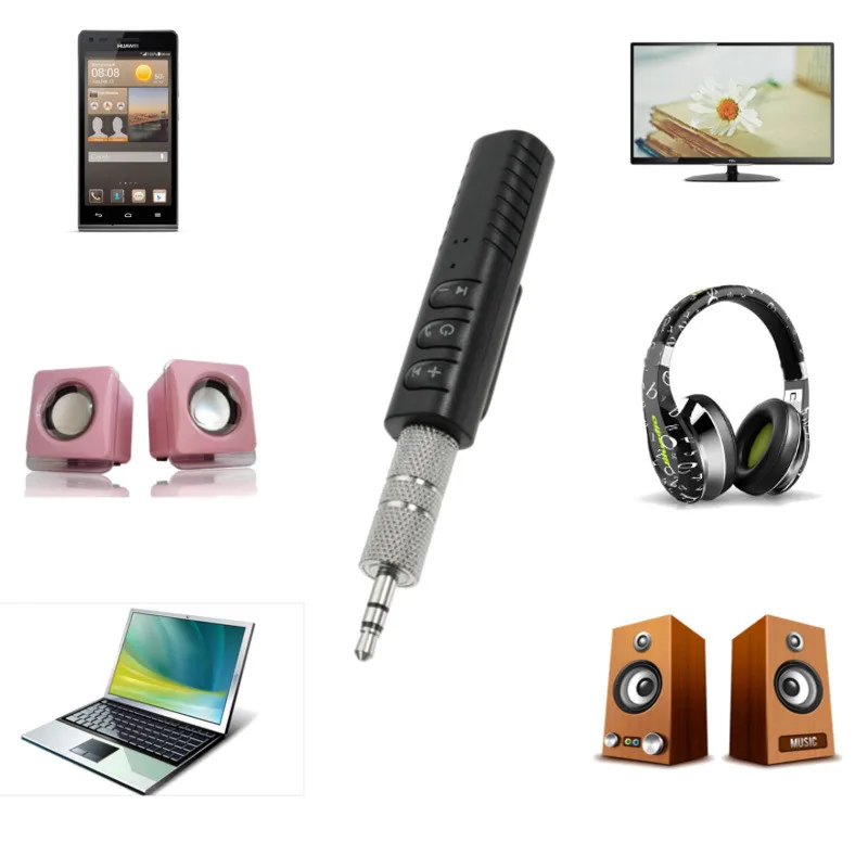 Mini bluetooth Car Adapter AUX Auto Audio Handsfree Kit 3.5mm Jack With Microphone For Car Speaker Headphone
Mini bluetooth Car Adapter AUX Auto Audio Handsfree Kit 3.5mm Jack With Microphone For Car Speaker Headphone