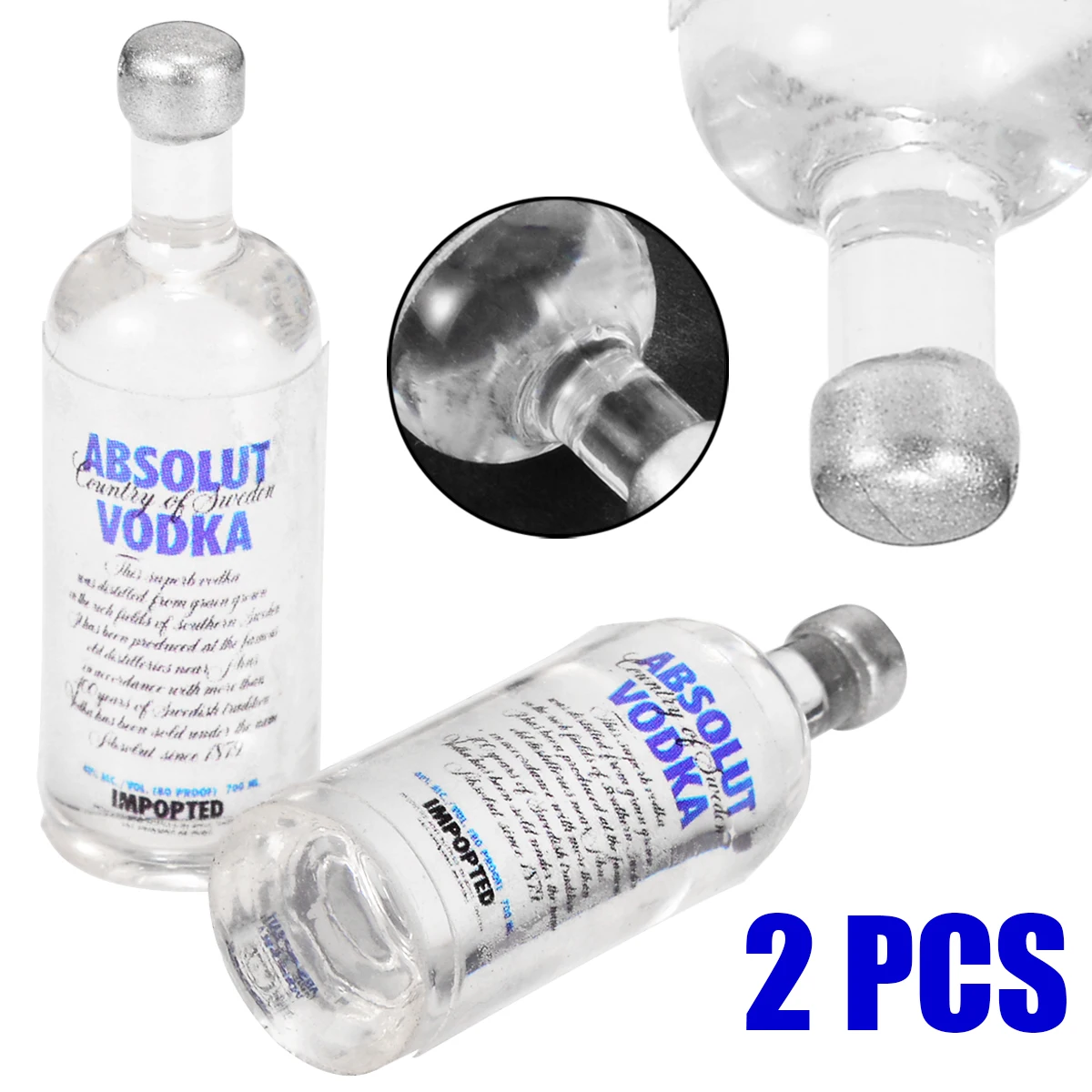 2Pcs 1:12/1:6 Dollhouse Miniature Mini Vodka Bottle Toy Dollhouse Accessories Match For Doll Collectible Gift
2Pcs 1:12/1:6 Dollhouse Miniature Mini Vodka Bottle Toy Dollhouse Accessories Match For Doll Collectible Gift