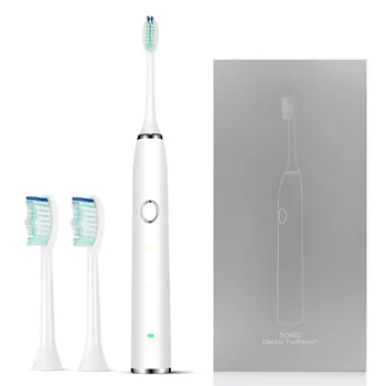 H9 Intelligent Rechargeable Sonic Electric Toothbrush Oral Hygiene With 5 Brushing Modes + 2 Brush Heads Waterproof Tooth Brush
H9 Intelligent Rechargeable Sonic Electric Toothbrush Oral Hygiene With 5 Brushing Modes + 2 Brush Heads Waterproof Tooth Brush
