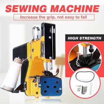 220V Mini Electric Sewing Machine Kit Portable Bag Closer Stitching Sealing Machines for Textile with Plug
220V Mini Electric Sewing Machine Kit Portable Bag Closer Stitching Sealing Machines for Textile with Plug