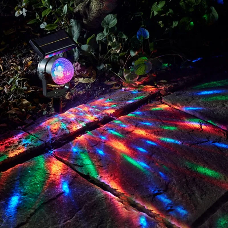 Solar Powred LED Lights Lighting Rotating LED Projection Solar Light Garden Lawn Lamp Outdoor Terraza y jardin Decoracion
Solar Powred LED Lights Lighting Rotating LED Projection Solar Light Garden Lawn Lamp Outdoor Terraza y jardin Decoracion