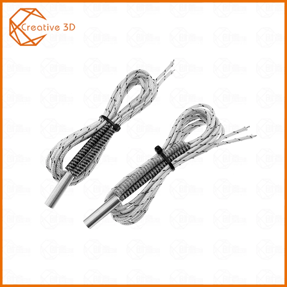 3D Printer Parts 1M length Heating tube 6*20mm 12V 24V 50W Ceramic Cartridge Heater Reprap&Mendel For HotEnd J-Head white color
3D Printer Parts 1M length Heating tube 6*20mm 12V 24V 50W Ceramic Cartridge Heater Reprap&Mendel For HotEnd J-Head white color