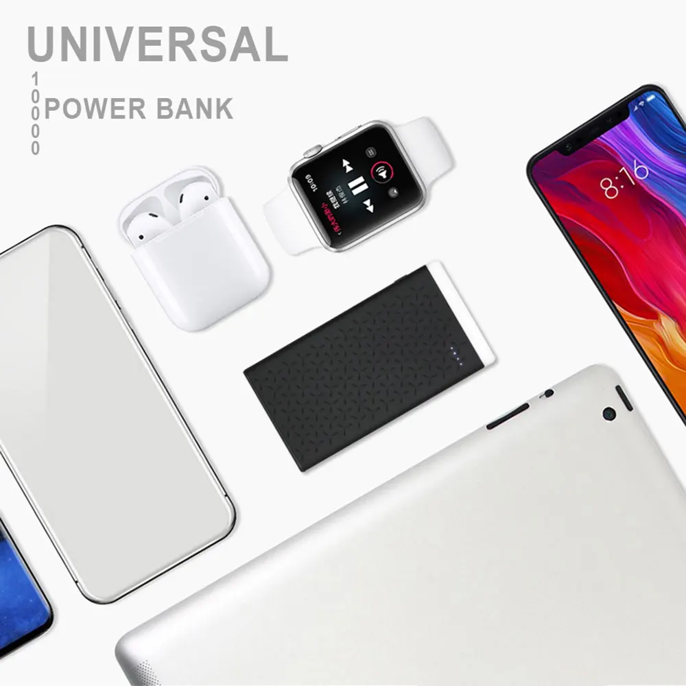 KISSCASE 10000mah Power Bank Charger External Battery PoverBank 2 USB Powerbank Portable Mobile phone Charger for Xiaomi iphone
KISSCASE 10000mah Power Bank Charger External Battery PoverBank 2 USB Powerbank Portable Mobile phone Charger for Xiaomi iphone