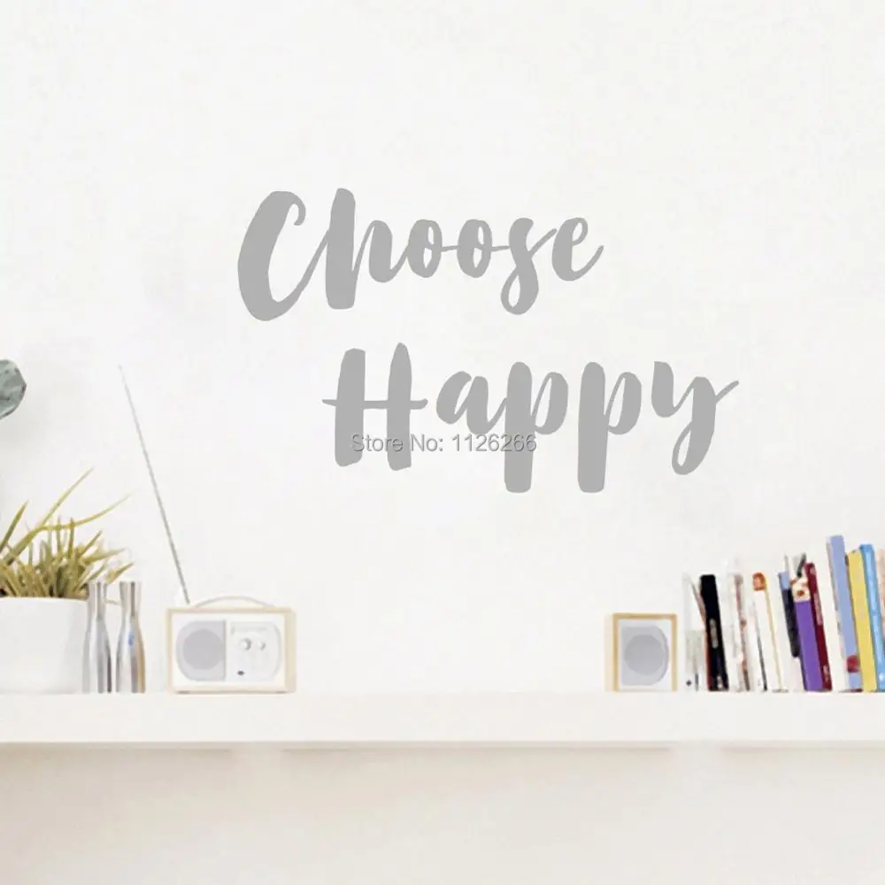 Choose Happy Inspirational Family Quote Wall Stickers Living Room Decoration Two Size
Choose Happy Inspirational Family Quote Wall Stickers Living Room Decoration Two Size