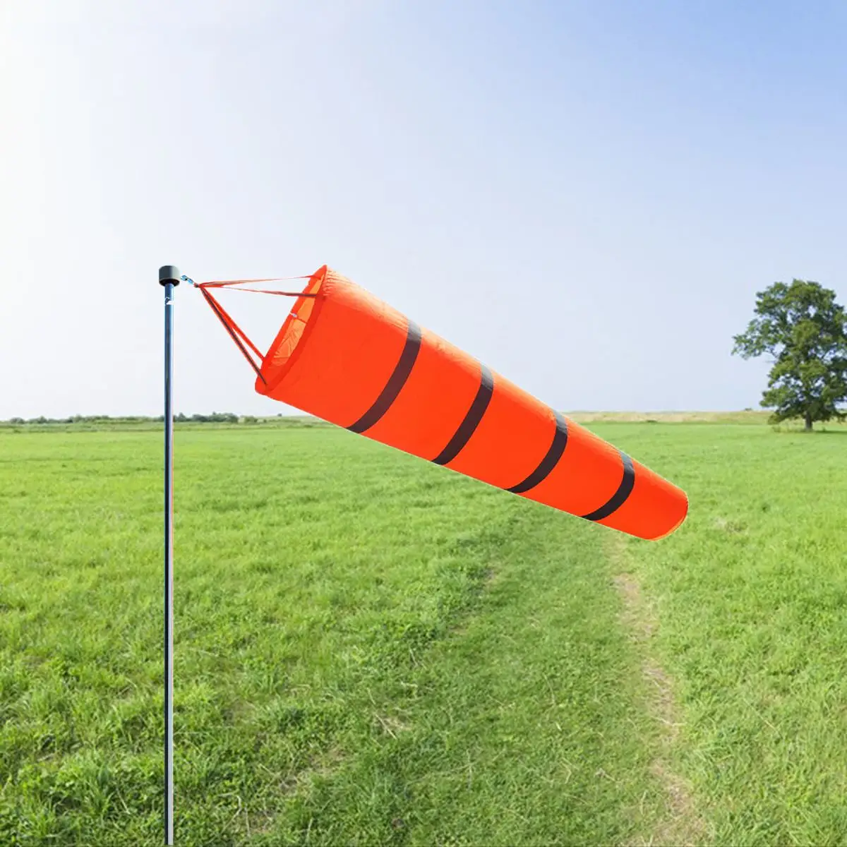 LBLA 80cm Outdoor Aviation Windsock Rip-stop Wind Measurement Sock Bag Reflective Belt Wind Monitoring Toy for Meteorology
LBLA 80cm Outdoor Aviation Windsock Rip-stop Wind Measurement Sock Bag Reflective Belt Wind Monitoring Toy for Meteorology