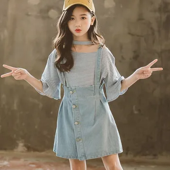 New 2020 Casual Blue Buttons Denim Skirts For Baby Big Girls Jeans Summer Suspenders Skirt Kids Clothing Children Toddler Skirt
New 2020 Casual Blue Buttons Denim Skirts For Baby Big Girls Jeans Summer Suspenders Skirt Kids Clothing Children Toddler Skirt