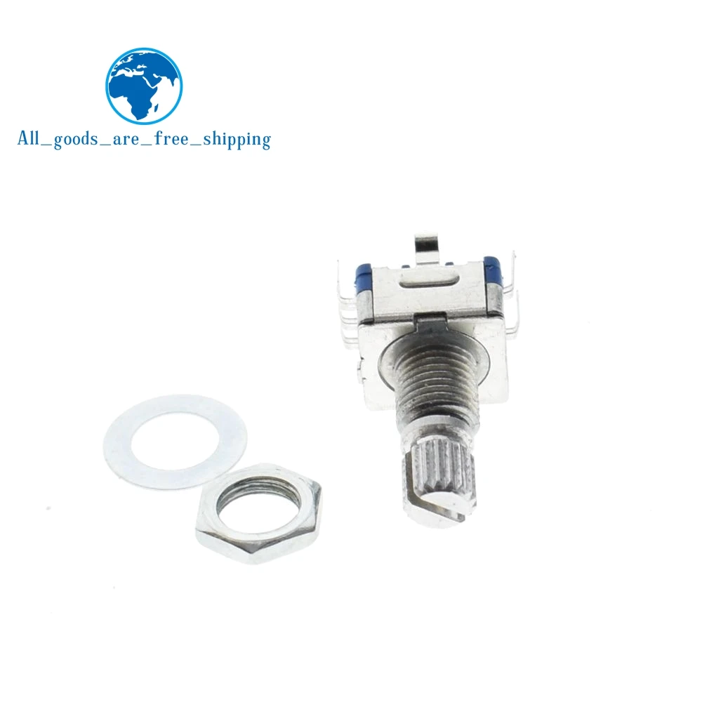TZT 5PCS/LOT Original,Rotary encoder,code switch/EC11/ digital potentiometer with switch 5Pin handle length 15mm
TZT 5PCS/LOT Original,Rotary encoder,code switch/EC11/ digital potentiometer with switch 5Pin handle length 15mm