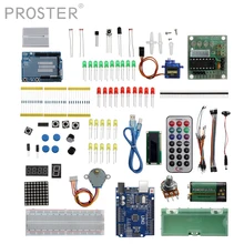 Proster 96 in1 ensemble projet de laboratoire UNO R3 1602 LCD Kit de démarrage pour Arduino Nano Mega 2560 WZ(China)