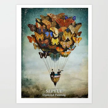 SepYue Diamond Painting Full Square Drill Diamond Embroidery Cross Stitch Room Decoration Butterfly Hot Air Balloon
SepYue Diamond Painting Full Square Drill Diamond Embroidery Cross Stitch Room Decoration Butterfly Hot Air Balloon
