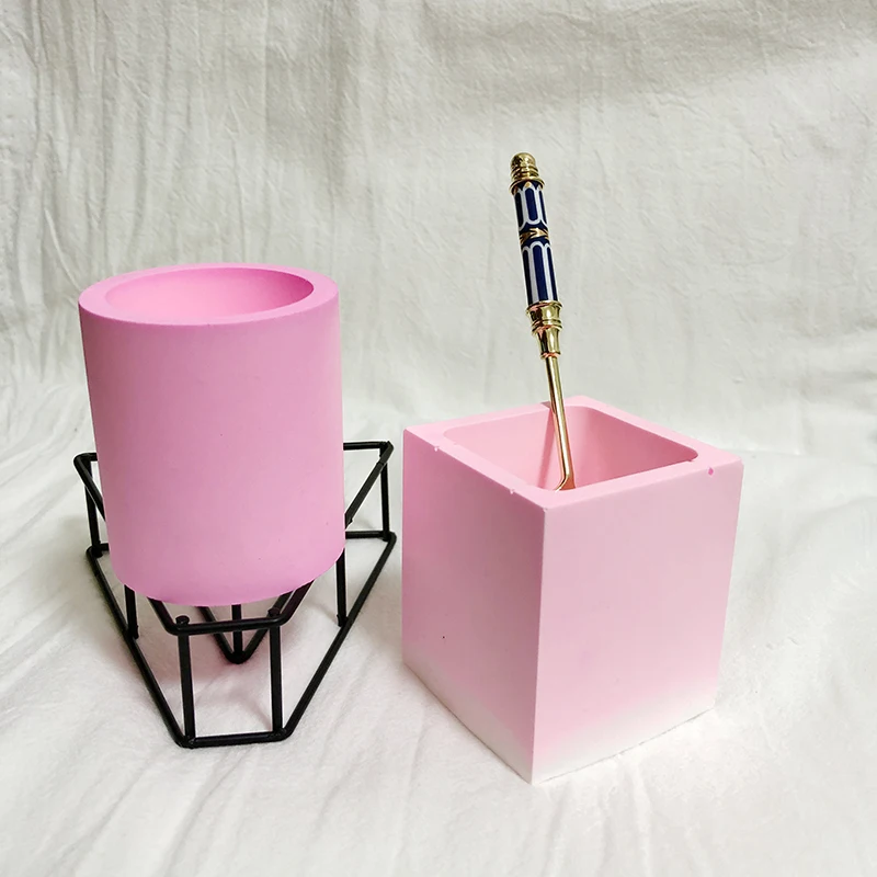 Round storage box silicone mold Square decorative pen holder concrete pot decoration diy plaster handicrafts Epoxy mold
Round storage box silicone mold Square decorative pen holder concrete pot decoration diy plaster handicrafts Epoxy mold