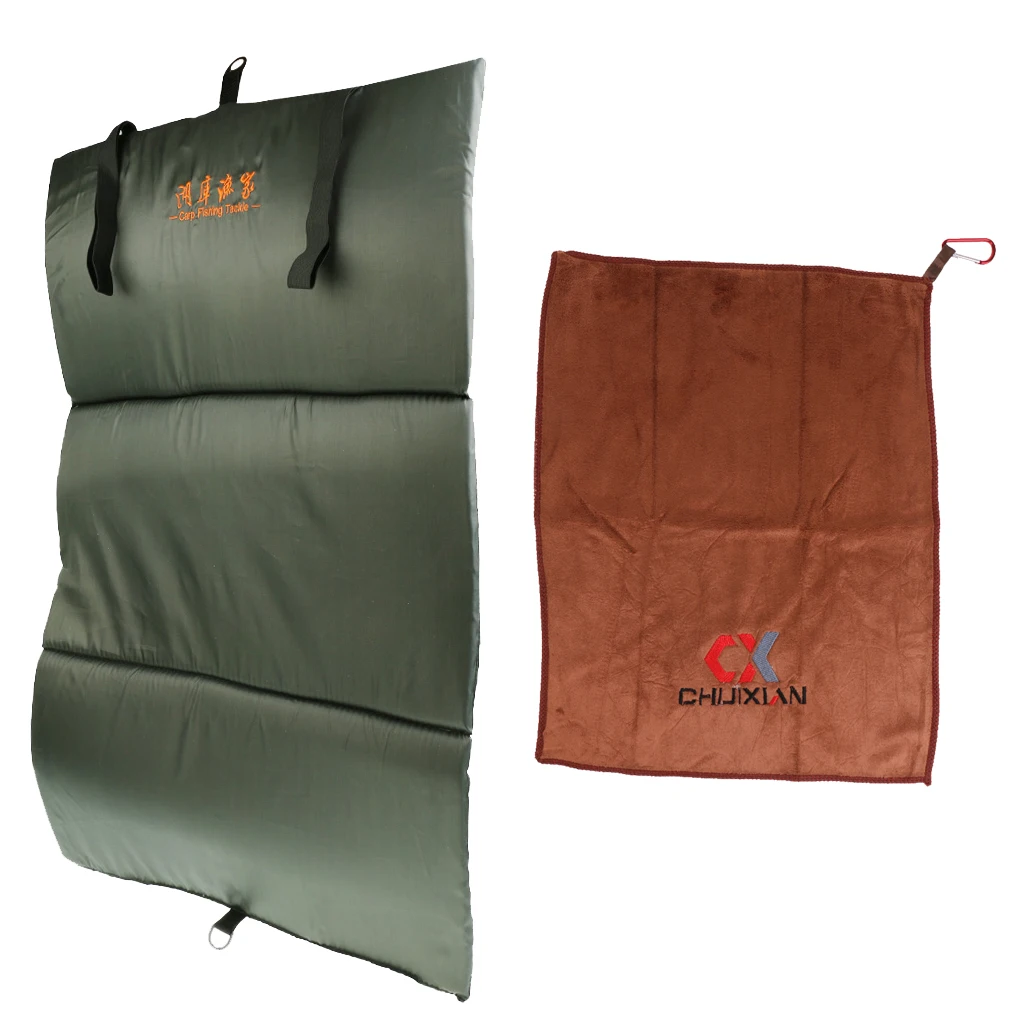 95 x 46cm Foldable Unhooking Mat+Fishing Towel Catch Fish Towel Non-stick Bait Towel For Outdoor Fishing Camping Hiking
95 x 46cm Foldable Unhooking Mat+Fishing Towel Catch Fish Towel Non-stick Bait Towel For Outdoor Fishing Camping Hiking
