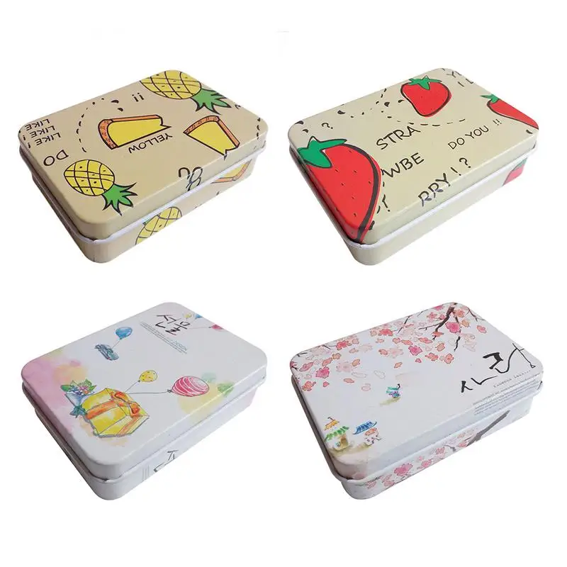 Storage Box Rectangular Iron Box Poker Case Cartoon Small Iron Box Jewelry Candy Small Storage Coin Bag Organizer
Storage Box Rectangular Iron Box Poker Case Cartoon Small Iron Box Jewelry Candy Small Storage Coin Bag Organizer
