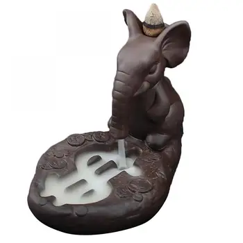 Elephant Ceramic Backflow Incense Burner US Dollar Smoke Waterfall Incense Holder Aromatic Home Office Incense Crafts Censer
Elephant Ceramic Backflow Incense Burner US Dollar Smoke Waterfall Incense Holder Aromatic Home Office Incense Crafts Censer