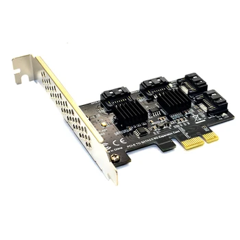 PCI e PCIE to SATA Card PCI-E Adapter PCI Express to SATA3.0 Converter 4-Port SATA III 6G Expansion Controller Card Adapter
PCI e PCIE to SATA Card PCI-E Adapter PCI Express to SATA3.0 Converter 4-Port SATA III 6G Expansion Controller Card Adapter