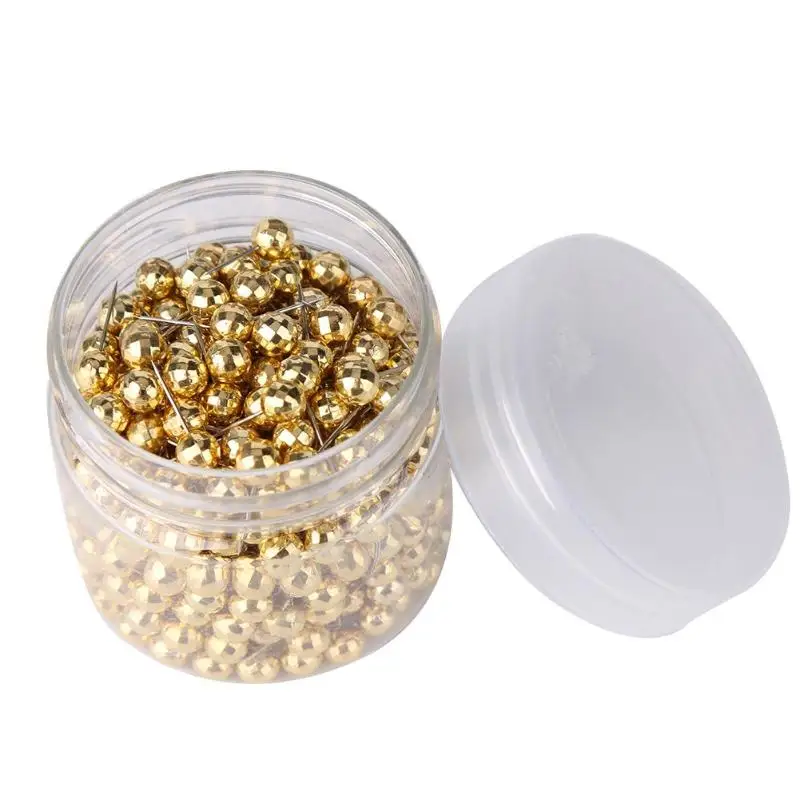 400pcs Gold Silver Color Push Pins Assorted Paper Map Cork Board Capped Headed Fixing Thumb Tacks Pin Office School Supplies
400pcs Gold Silver Color Push Pins Assorted Paper Map Cork Board Capped Headed Fixing Thumb Tacks Pin Office School Supplies