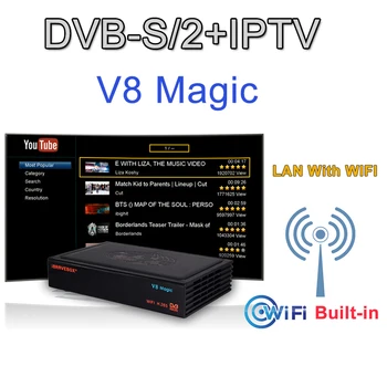 iBRAVEBOX V8 Magic Support DVB-S/S2 with IPTV Stalker+Xtream+M3U iptv same as m258 mag250 for iptv H.25 Built in wifi
iBRAVEBOX V8 Magic Support DVB-S/S2 with IPTV Stalker+Xtream+M3U iptv same as m258 mag250 for iptv H.25 Built in wifi