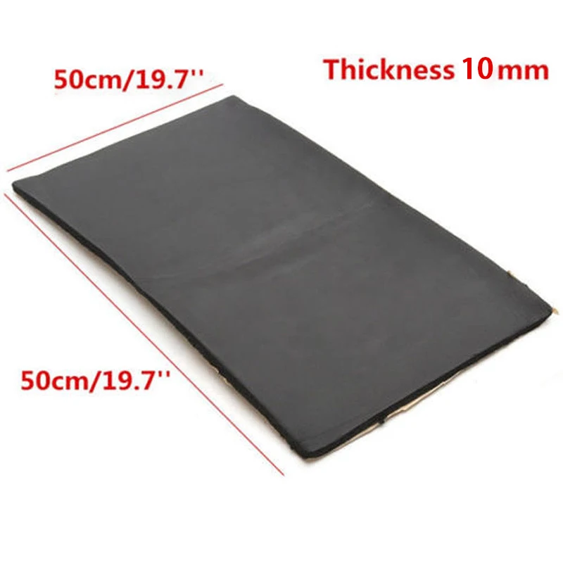 10mm Car Heat Insulation Deadening Mat Pads Door Hood 50*50cm Car Sound Proofing Rubber Deadener Self Adhesive Foam Insulator
10mm Car Heat Insulation Deadening Mat Pads Door Hood 50*50cm Car Sound Proofing Rubber Deadener Self Adhesive Foam Insulator