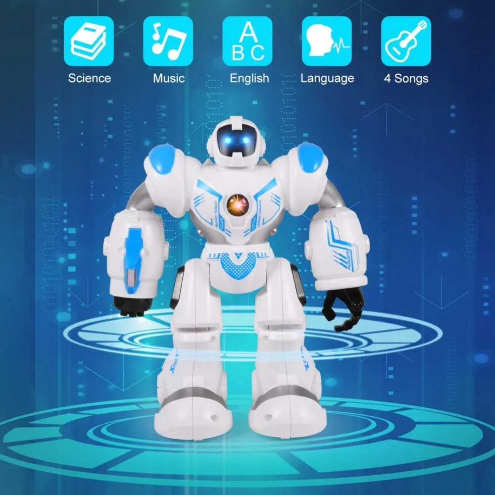 Newest Smart RC Robot Five Modes Toy Remote Control Robots Programmable Robotics IR Remote Control Toys For Kids Gifts
Newest Smart RC Robot Five Modes Toy Remote Control Robots Programmable Robotics IR Remote Control Toys For Kids Gifts