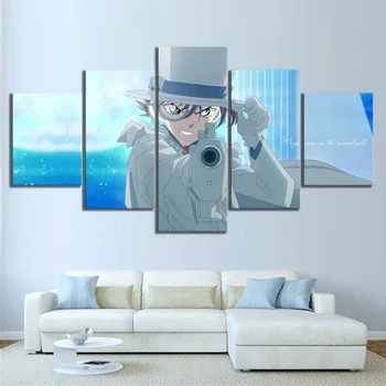 5 Piece HD Anime Boy Pictures Detective Conan Anime Poster Edogawa Kona Cartoon Pictures Decorative Painting Wall Art Paintings
5 Piece HD Anime Boy Pictures Detective Conan Anime Poster Edogawa Kona Cartoon Pictures Decorative Painting Wall Art Paintings