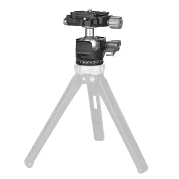 360 Degree Rotation Panoramic Ball Head D25R Aviation Aluminum Alloy CNC Ballhead with 1/4
360 Degree Rotation Panoramic Ball Head D25R Aviation Aluminum Alloy CNC Ballhead with 1/4