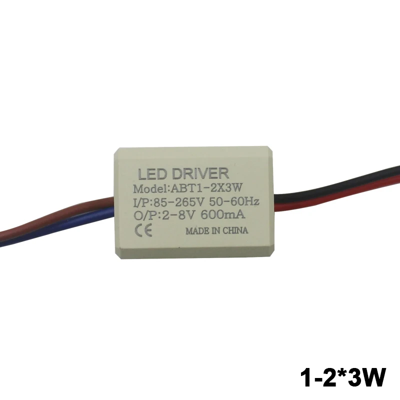 Светодиодный трансформатор пластиковый AC85 265V адаптер питания 240 270mA 500mA для