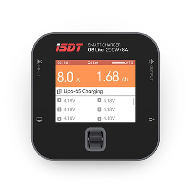 ISDT Q6 Pro BattGo / Lite 300W 14A Pocket Smart Digital Lipo Charger Battery Balance Charger For RC Models DIY Multicopter Part
ISDT Q6 Pro BattGo / Lite 300W 14A Pocket Smart Digital Lipo Charger Battery Balance Charger For RC Models DIY Multicopter Part