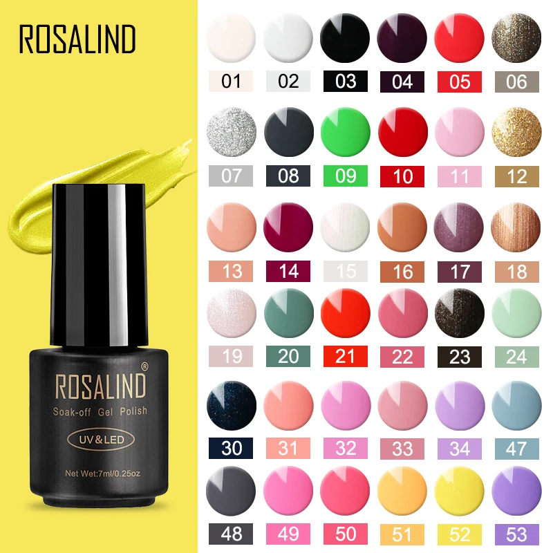 ROSALIND Gel Nail Polish 7ml Hybrid Manicure Nail Gel Set For Manicure Nails Art UV Gel Varnishes Polish
ROSALIND Gel Nail Polish 7ml Hybrid Manicure Nail Gel Set For Manicure Nails Art UV Gel Varnishes Polish