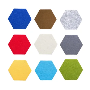 Hexagon Pad Cork Board/Pin Board, 9-Pack Colorful Wall Tiles Memo Felt Board For Wall Stickers Home Decors
Hexagon Pad Cork Board/Pin Board, 9-Pack Colorful Wall Tiles Memo Felt Board For Wall Stickers Home Decors