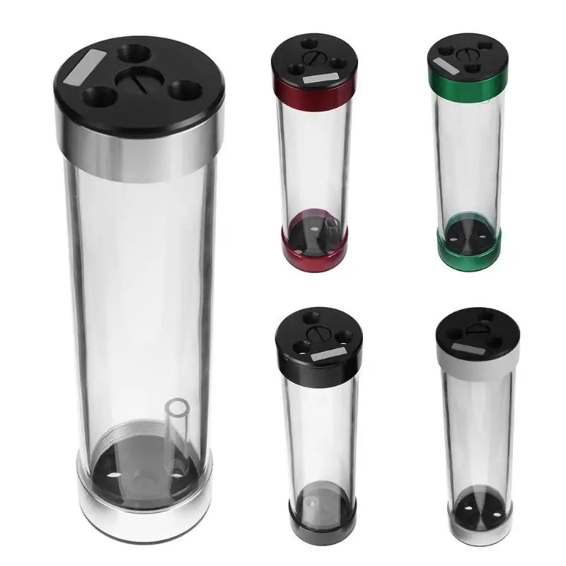 234mm G1/4 Thread Attractive Appearance Cylinder Reservoir Aluminum Cover Water Tank Water Cooling Kit for PC Liquid Cooling
234mm G1/4 Thread Attractive Appearance Cylinder Reservoir Aluminum Cover Water Tank Water Cooling Kit for PC Liquid Cooling