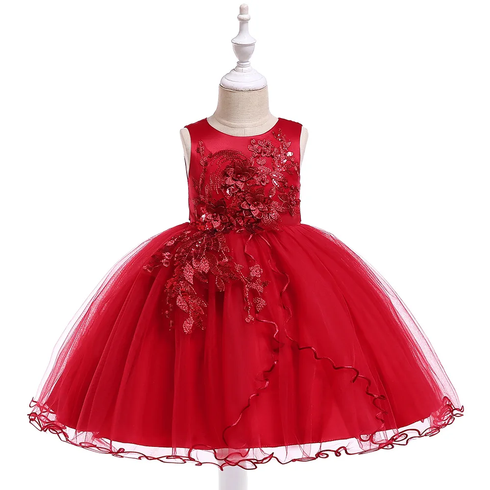 Europe Hot Princess Dress Cute Sleeveless Solid Girls Dress Lace O-neck Party Dress for Girls Casual Costume Kids
Europe Hot Princess Dress Cute Sleeveless Solid Girls Dress Lace O-neck Party Dress for Girls Casual Costume Kids