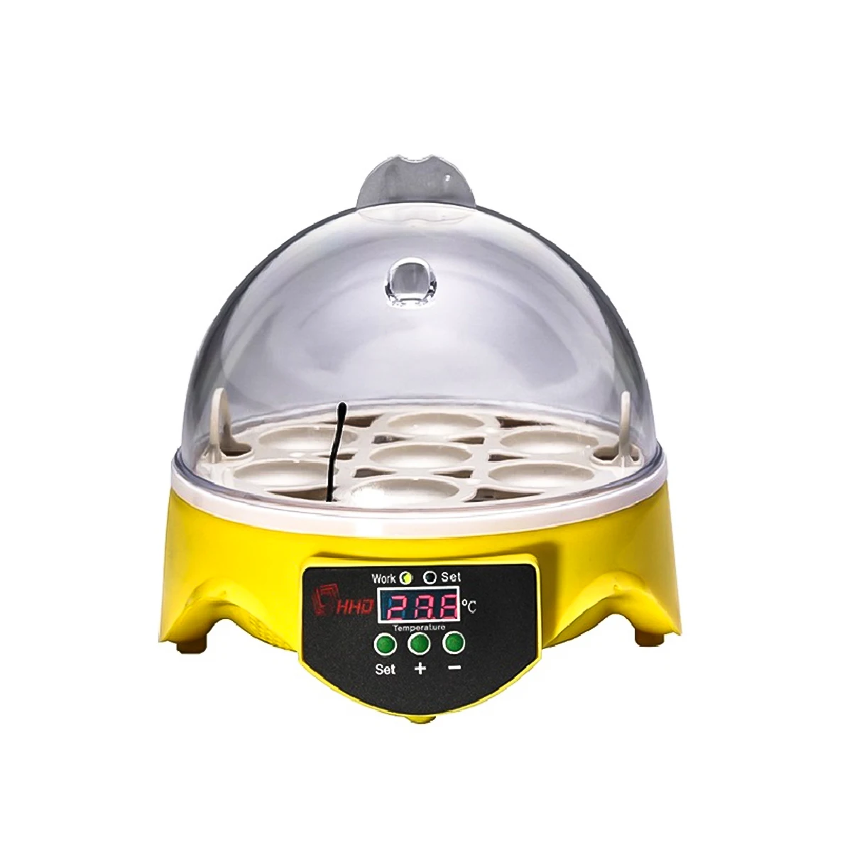 Mini 7 Eggs Incubator Fully Auto Digital LED Chicken Duck Hatcher Egg Incubator Machine Household Four Specifications
Mini 7 Eggs Incubator Fully Auto Digital LED Chicken Duck Hatcher Egg Incubator Machine Household Four Specifications