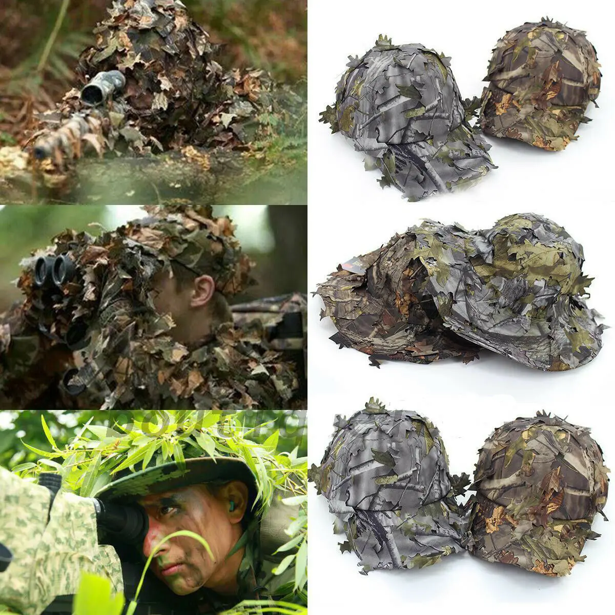 Personality Casual Design CS Field 3D Bionic Camouflage Cotton Baseball Cap Fast Drink Outdoor Hunting Leaves Camouflage Hat
Personality Casual Design CS Field 3D Bionic Camouflage Cotton Baseball Cap Fast Drink Outdoor Hunting Leaves Camouflage Hat