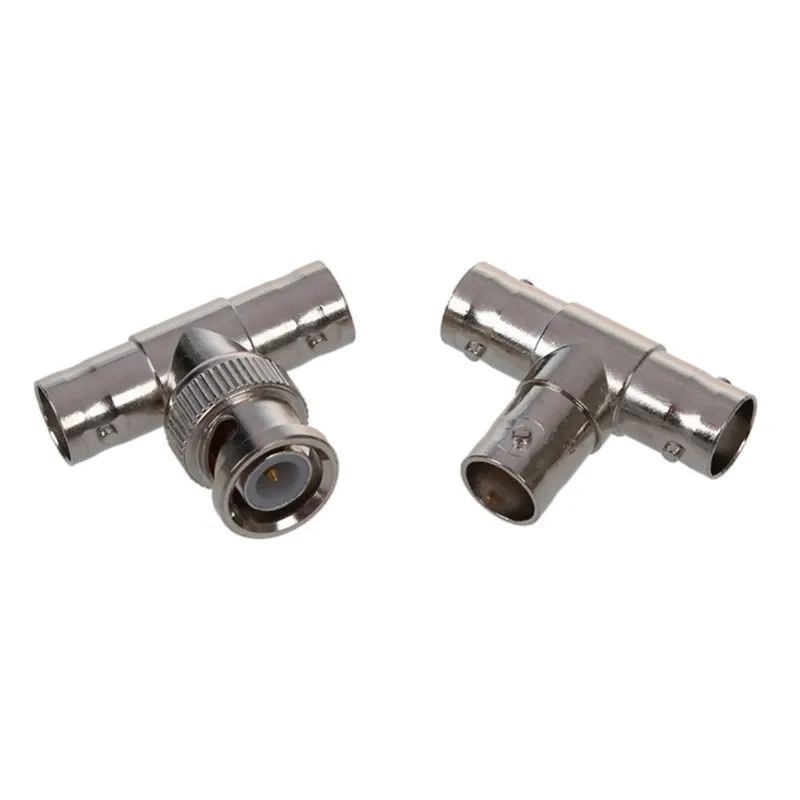 Connector BNC Male to 2 Female Plug RF Coaxial T Adapter w BNC Female Connector 3 Way Splitter more reliable and easier to use
Connector BNC Male to 2 Female Plug RF Coaxial T Adapter w BNC Female Connector 3 Way Splitter more reliable and easier to use