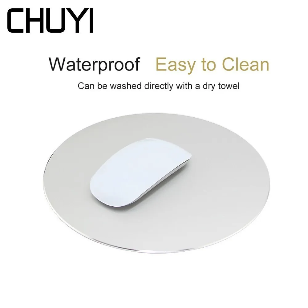 CHUYI Aluminum Alloy Mouse Pad For Apple Magic mouse alfombrilla ordenador Gaming Mousepad For Xiaomi MackBook Laptop Mause
CHUYI Aluminum Alloy Mouse Pad For Apple Magic mouse alfombrilla ordenador Gaming Mousepad For Xiaomi MackBook Laptop Mause