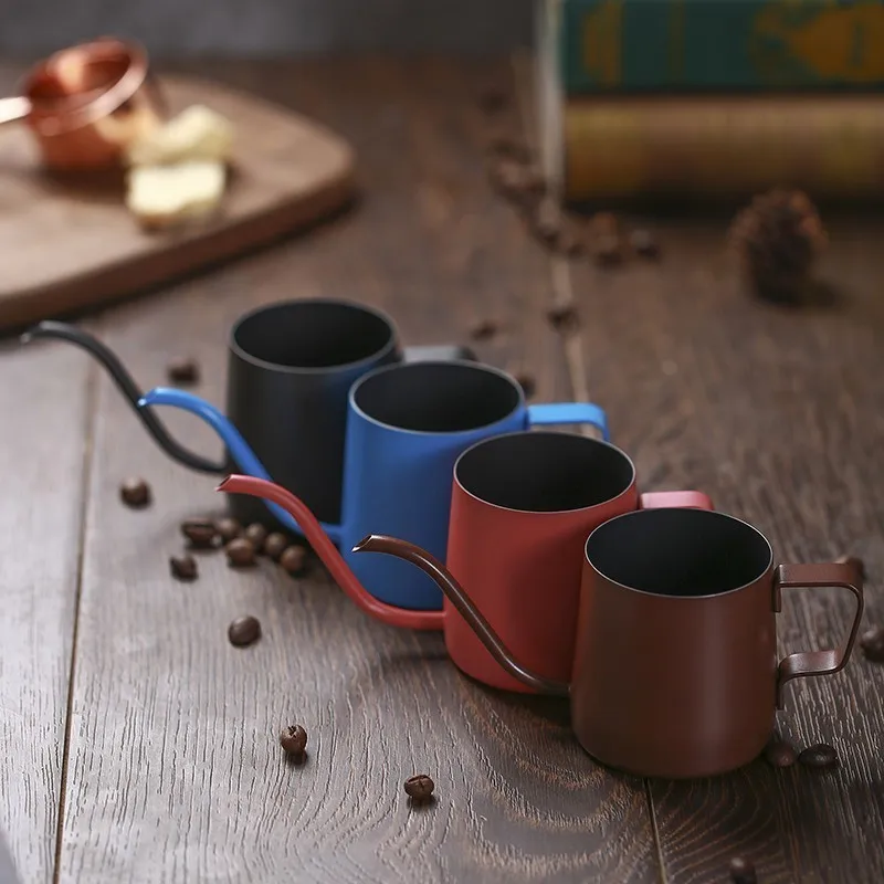 Small Stainless Steel Coffee Moka Pot Maker Long Drip Type Kettle Foaming Milk Jug Mini TeaPot Espresso Cafetiere 250ml 350ml
Small Stainless Steel Coffee Moka Pot Maker Long Drip Type Kettle Foaming Milk Jug Mini TeaPot Espresso Cafetiere 250ml 350ml