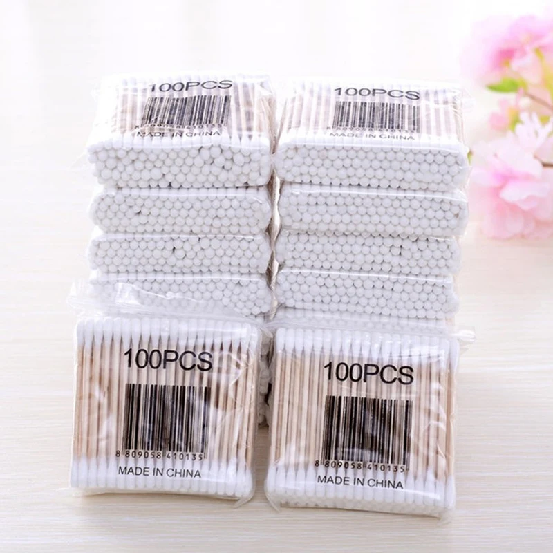 100pcs/pack White Bamboo Cotton Buds Cotton Swabs Medical Ear Cleaning Wood Sticks Makeup Health Tools Tampons Cosmetology
100pcs/pack White Bamboo Cotton Buds Cotton Swabs Medical Ear Cleaning Wood Sticks Makeup Health Tools Tampons Cosmetology