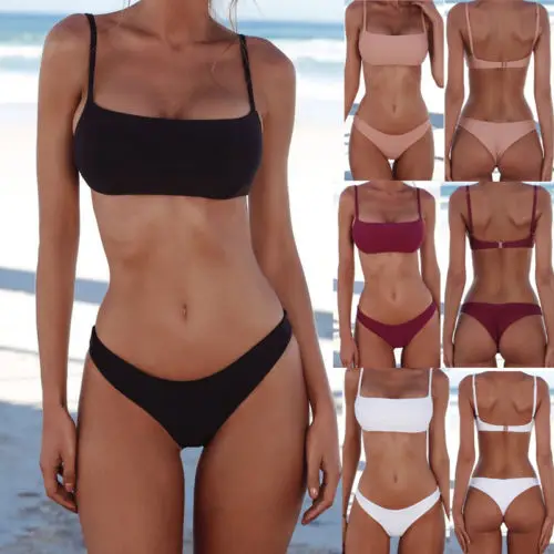 2018 Women Summer Beach Bikini Set Push-up Unpadded Bandeau Bra Tops Swimwear e Bathing Suit Swimwear Swimsuit Beachwear
2018 Women Summer Beach Bikini Set Push-up Unpadded Bandeau Bra Tops Swimwear e Bathing Suit Swimwear Swimsuit Beachwear