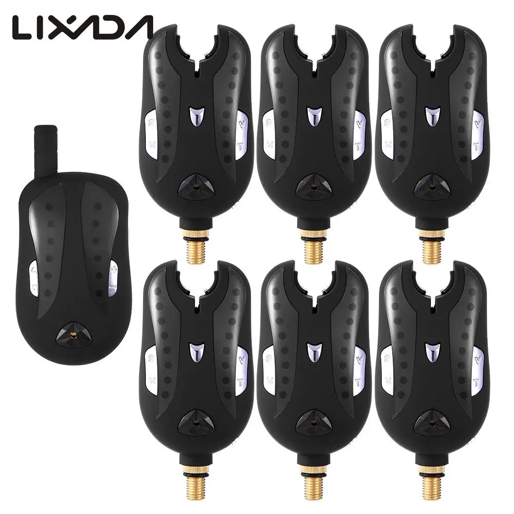 Lixada 2/3/4/6 Wireless Digital Fishing Bite Alarms Set Fishing Receiver Sound Alert Kit Led Alarm Indicator with Case
Lixada 2/3/4/6 Wireless Digital Fishing Bite Alarms Set Fishing Receiver Sound Alert Kit Led Alarm Indicator with Case
