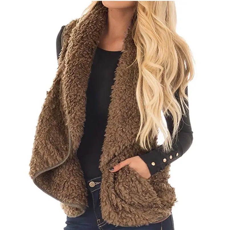 Elegant Faux Fur Coat Women 2019 Autumn Winter Warm Soft Loose Vest Coat Jacket Female Plush Overcoat Casual Outerwear
Elegant Faux Fur Coat Women 2019 Autumn Winter Warm Soft Loose Vest Coat Jacket Female Plush Overcoat Casual Outerwear