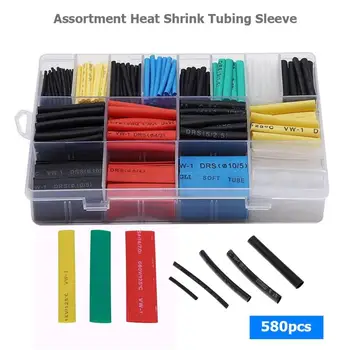 280-580PCS Heat Shrink Tubing Tubes Insulation Shrinkable Tube Assortment Electronic Polyolefin Wire Cable Wrap Sleeve Kit Tools
280-580PCS Heat Shrink Tubing Tubes Insulation Shrinkable Tube Assortment Electronic Polyolefin Wire Cable Wrap Sleeve Kit Tools